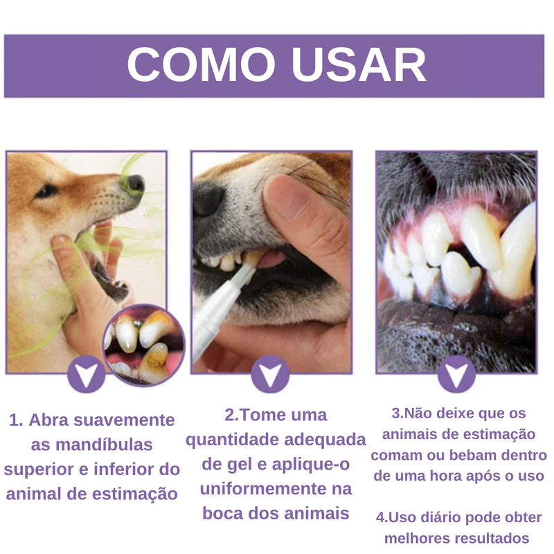 Caneta Anti Tártaro Para Pets