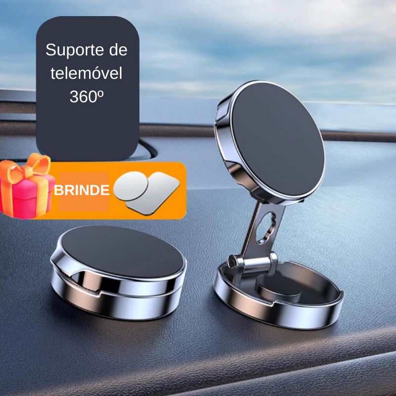 Suporte De Telemóvel Para Carros Magnético 360º + Brinde Grátis