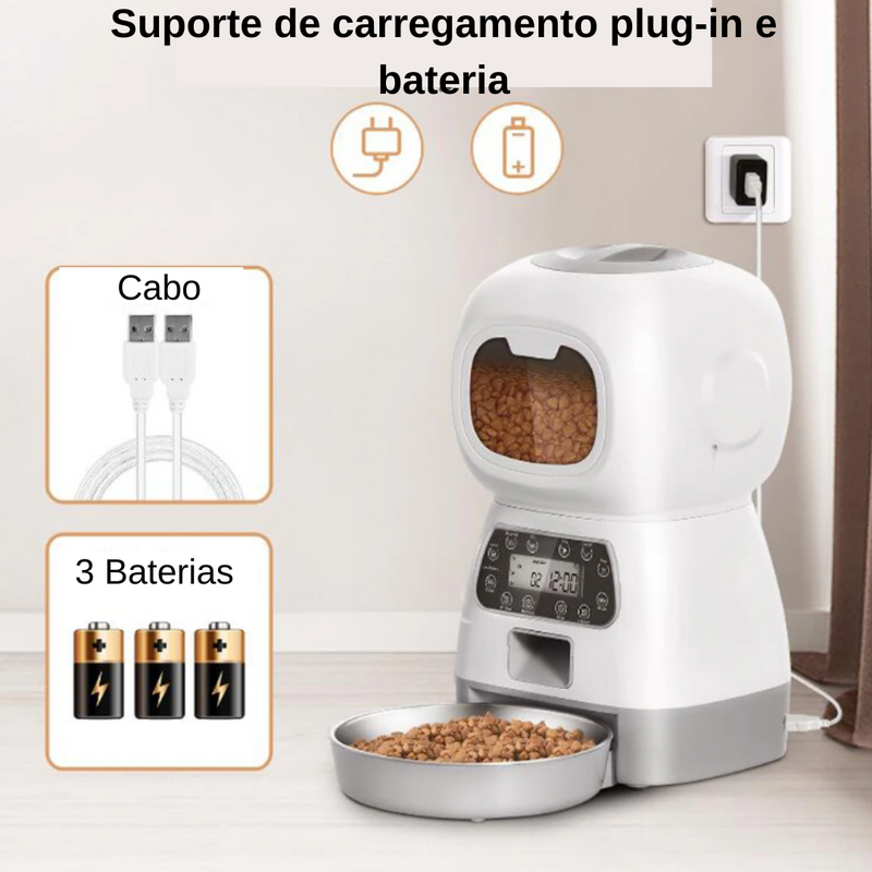 Dispensador De Comida Automático Premium