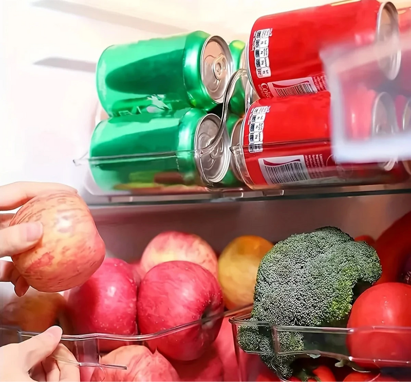 Organizador de Bebidas para Geladeira de Plástico