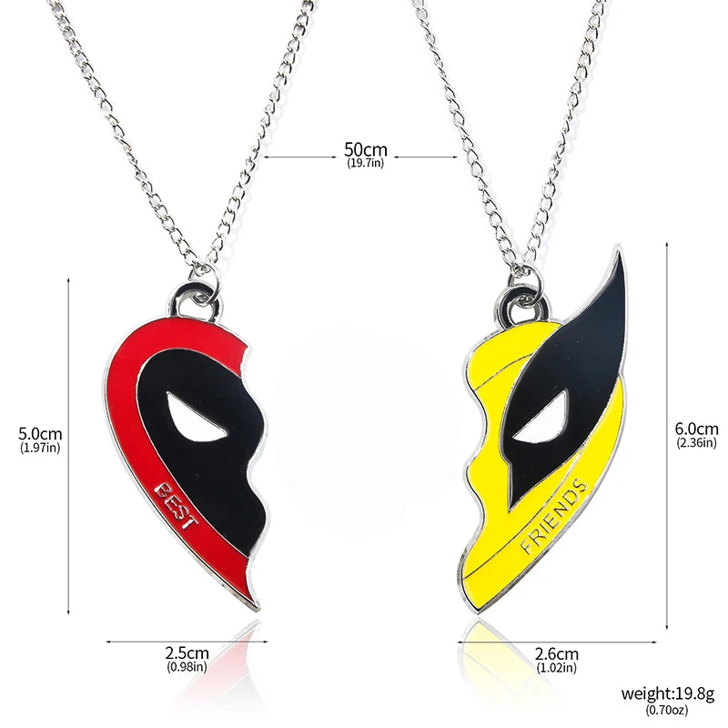 Conjunto De Chaveiros Deadpool e Wolverine